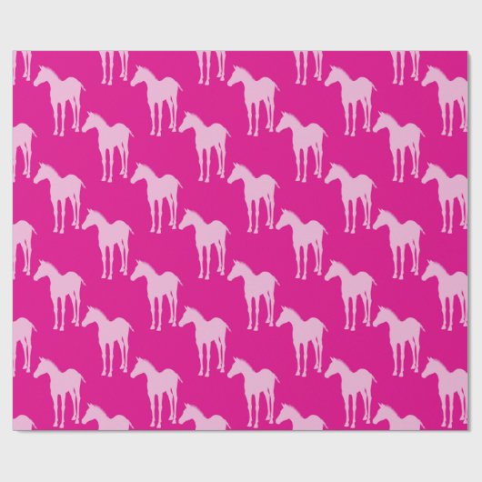 Horse Patern Cadeaupapier (Vlak)
