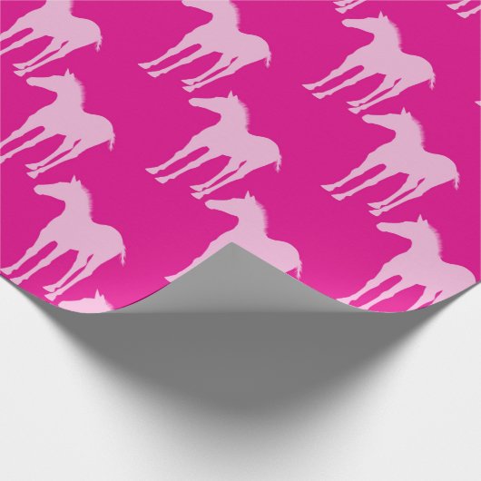 Horse Patern Cadeaupapier (Hoek)