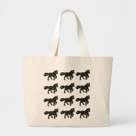 Horse Pattern Cosmic Bag Grote Tote Bag