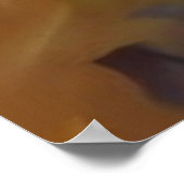 Horse Pegasus vliegende mooie kleuren Poster (Hoek)