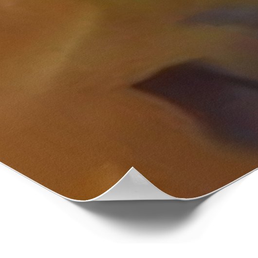 Horse Pegasus vliegende mooie kleuren Poster (Hoek)