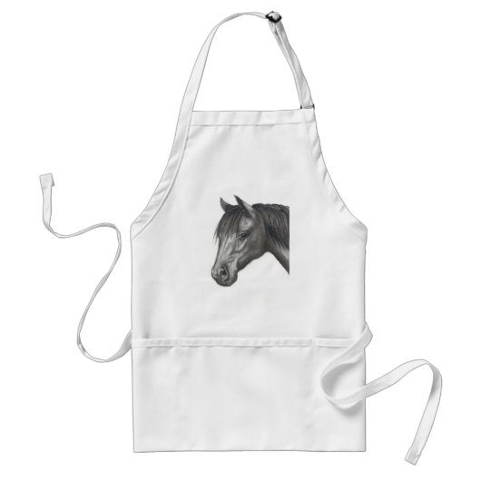 HORSE: PENCIL ART: REALISME STANDAARD SCHORT (Voorkant)