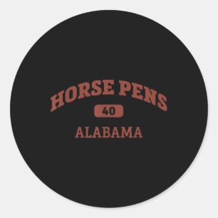 Horse Pens 40 College Style Rock Climbing Area Des Ronde Sticker