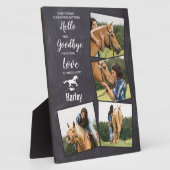 Horse Pet Memorial Sympathpathy Quote Keepomwille Fotoplaat (Zijkant)