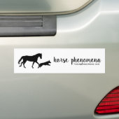 Horse Phenomena Bumpersticker (Op auto)