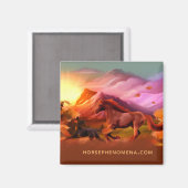 Horse Phenomena Herfst Magnet (Voorkant / Achterkant)