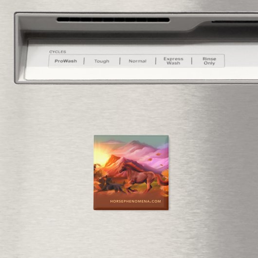 Horse Phenomena Herfst Magnet (Insitu (Vaatwasser))