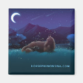 Horse Phenomena Night Magnet (Voorkant)