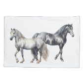 Horse Pillow Hoesje Kussensloop (Achterkant-Links)