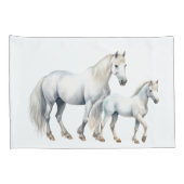 Horse Pillow Hoesje Kussensloop (Achterkant-Rechts)