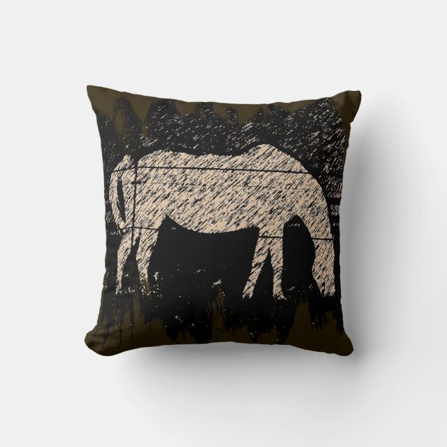 Horse Pillow Kussen (Voorkant)