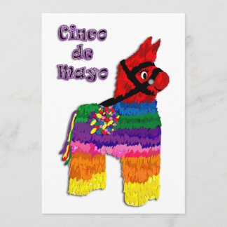 Horse Pinata Cinco de Mayo Kaart