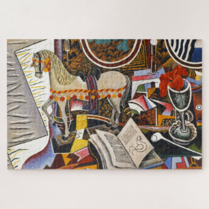Horse Pipe Red Flower door Joan Miro schilderkunst Legpuzzel