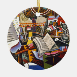 Horse Pipe Red Flower van Joan Miro Keramisch Ornament