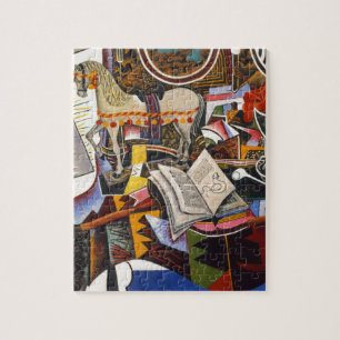 Horse Pipe Red Flower van Joan Miro Legpuzzel