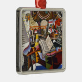 Horse Pipe Red Flower van Joan Miro Metalen Ornament (Rechts)