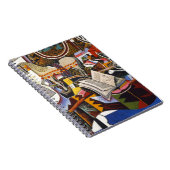 Horse Pipe Red Flower van Joan Miro Notitieboek (Rechterzijde)