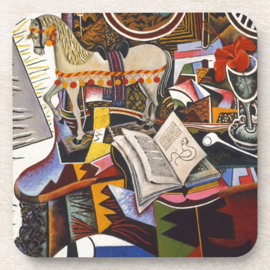 Horse Pipe Red Flower van Joan Miro Onderzetter (Voorkant)