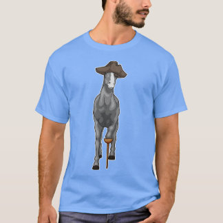 Horse Pirate Wooden leg T-shirt