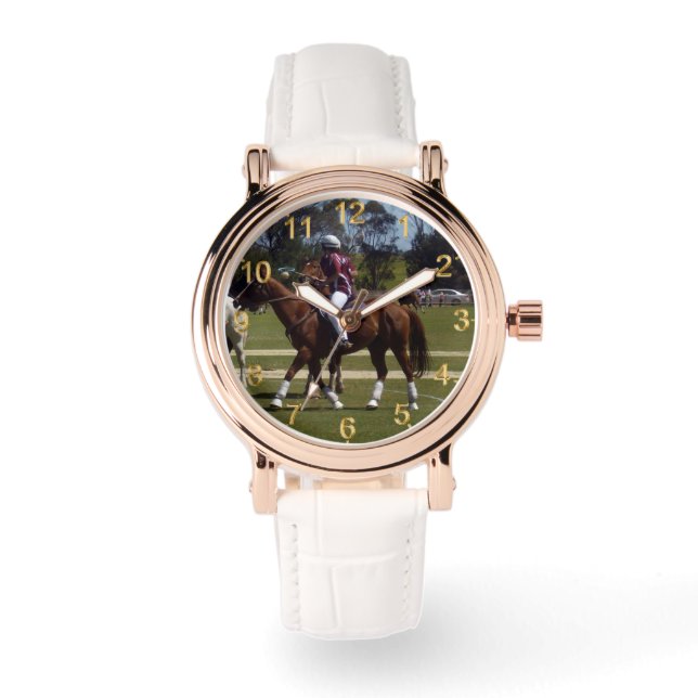 Horse Polo Lacrosse, Horloge (Voorkant)