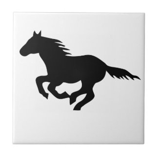 horse pony pferd mustang riding reiten tegeltje