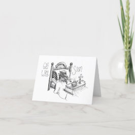 Horse Pony wordt snel gezond Kaart