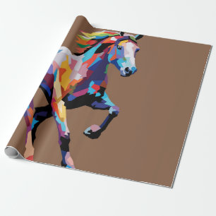 Horse pop art cadeaupapier