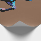 Horse pop art cadeaupapier (Hoek)