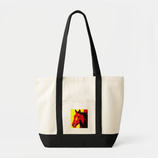 Horse Pop Art Tote Bag (Voorkant)
