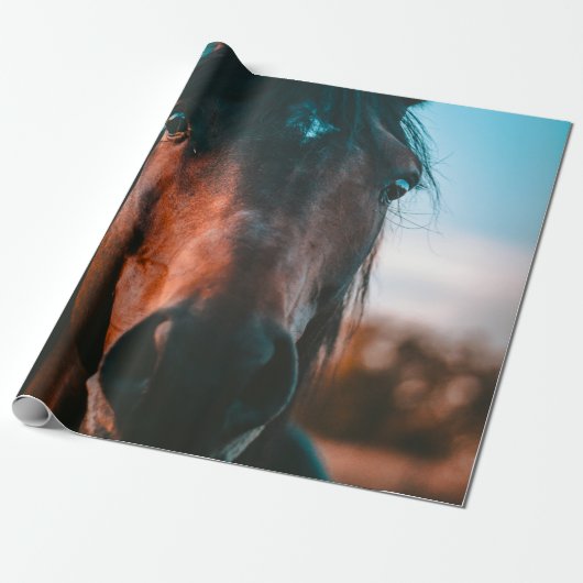 HORSE PORTRAIT CADEAUPAPIER (Uitgerold)