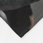 Horse Portrait II Fleece Deken (Hoek)