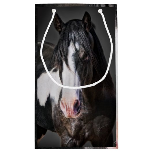 Horse Portrait II Klein Cadeauzakje (Achterkant)