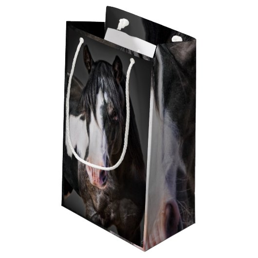 Horse Portrait II Klein Cadeauzakje (Achterkant Gekanteld)