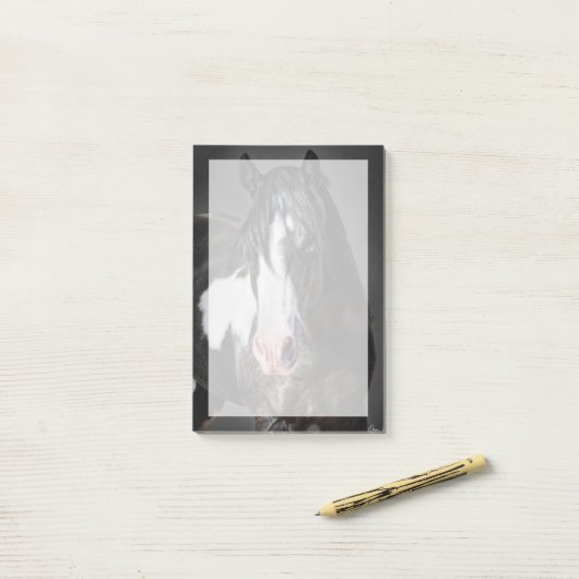 Horse Portrait II Post-it® Notes (Op bureau)