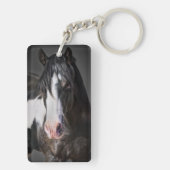 Horse Portrait II Sleutelhanger (achterkant)