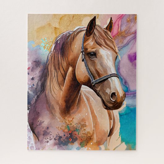 Horse Portrait Jigzaag Puzzle Legpuzzel (Verticaal)