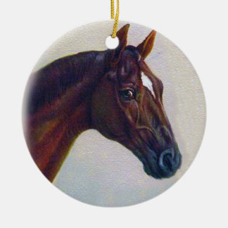 Horse Portrait Keramisch Ornament