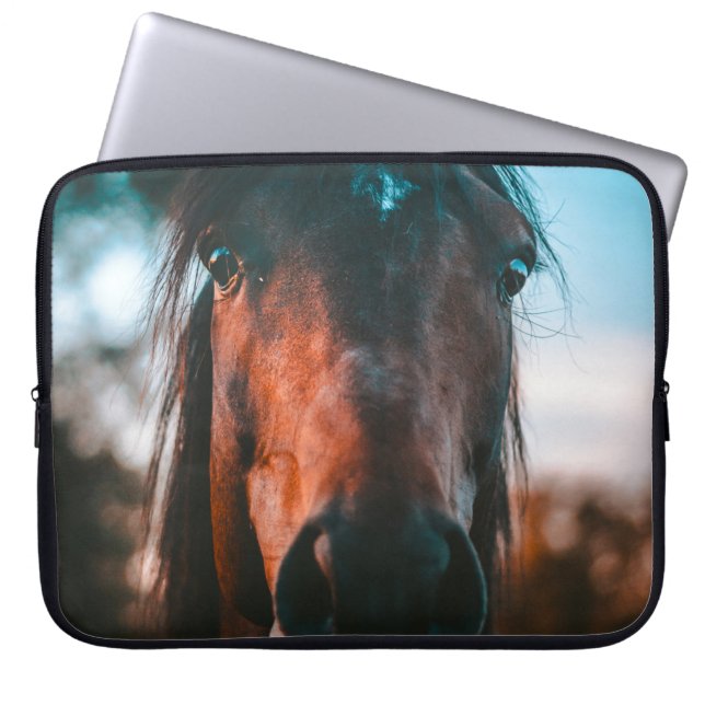 HORSE PORTRAIT LAPTOP SLEEVE (Voorkant)
