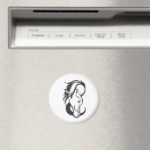 Horse portrait, magneet (Insitu (Vaatwasser))