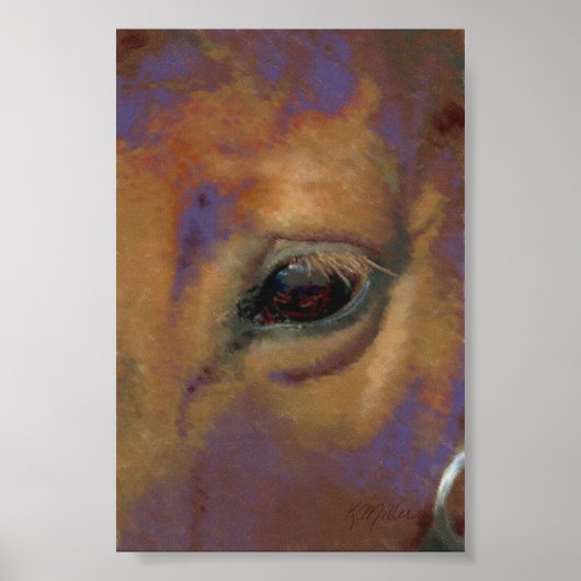 Horse Portrait Poster (Voorkant)