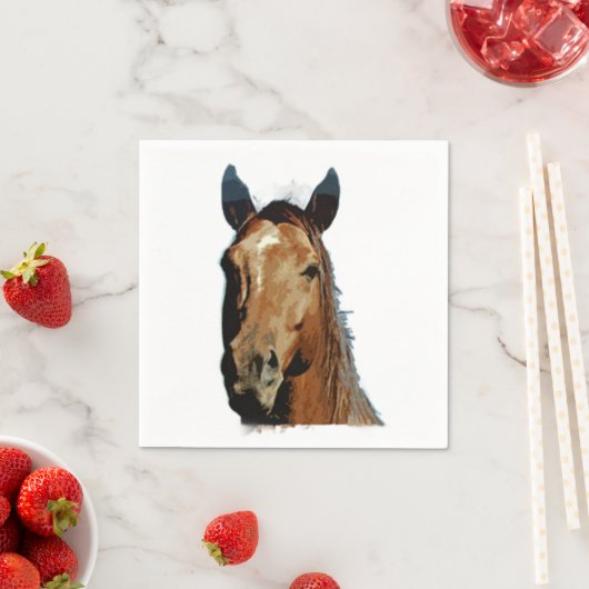 Horse Portrait Servet (Insitu)