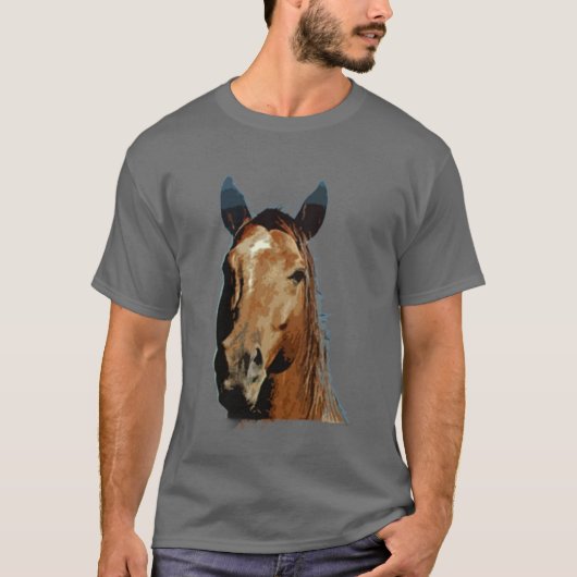 Horse Portrait T-shirt (Voorkant)