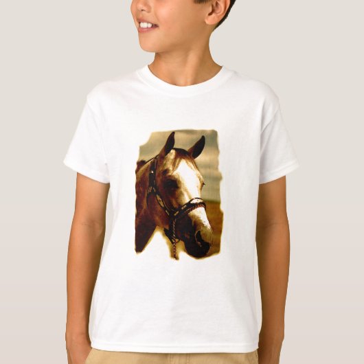 Horse Portrait T-shirt (Voorkant)