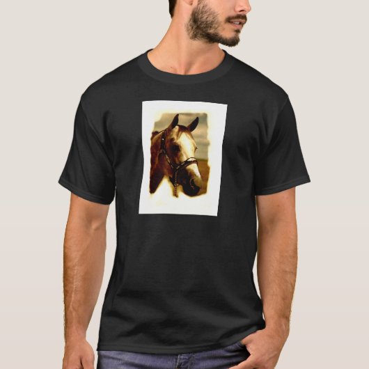 Horse Portrait T-shirt (Voorkant)