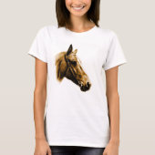 Horse Portrait T-shirt (Voorkant)