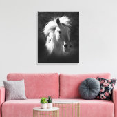 Horse Portrait V Canvas Afdruk (Insitu (Woonkamer))