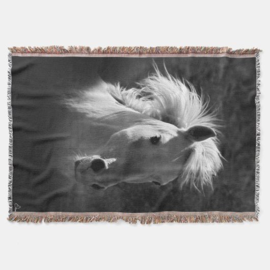 Horse Portrait V Deken (Voorkant)