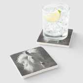 Horse Portrait V Stenen Onderzetter (Zijkant)