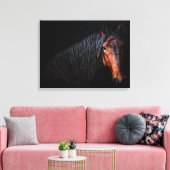 Horse Portrait VII Canvas Afdruk (Insitu (Woonkamer))