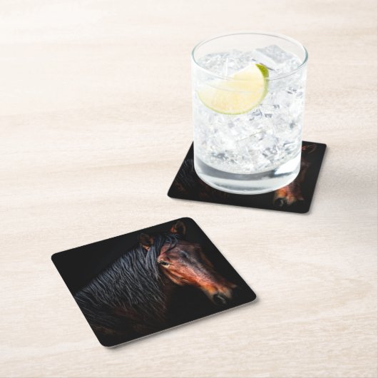 Horse Portrait VII Kartonnen Onderzetters (Insitu)